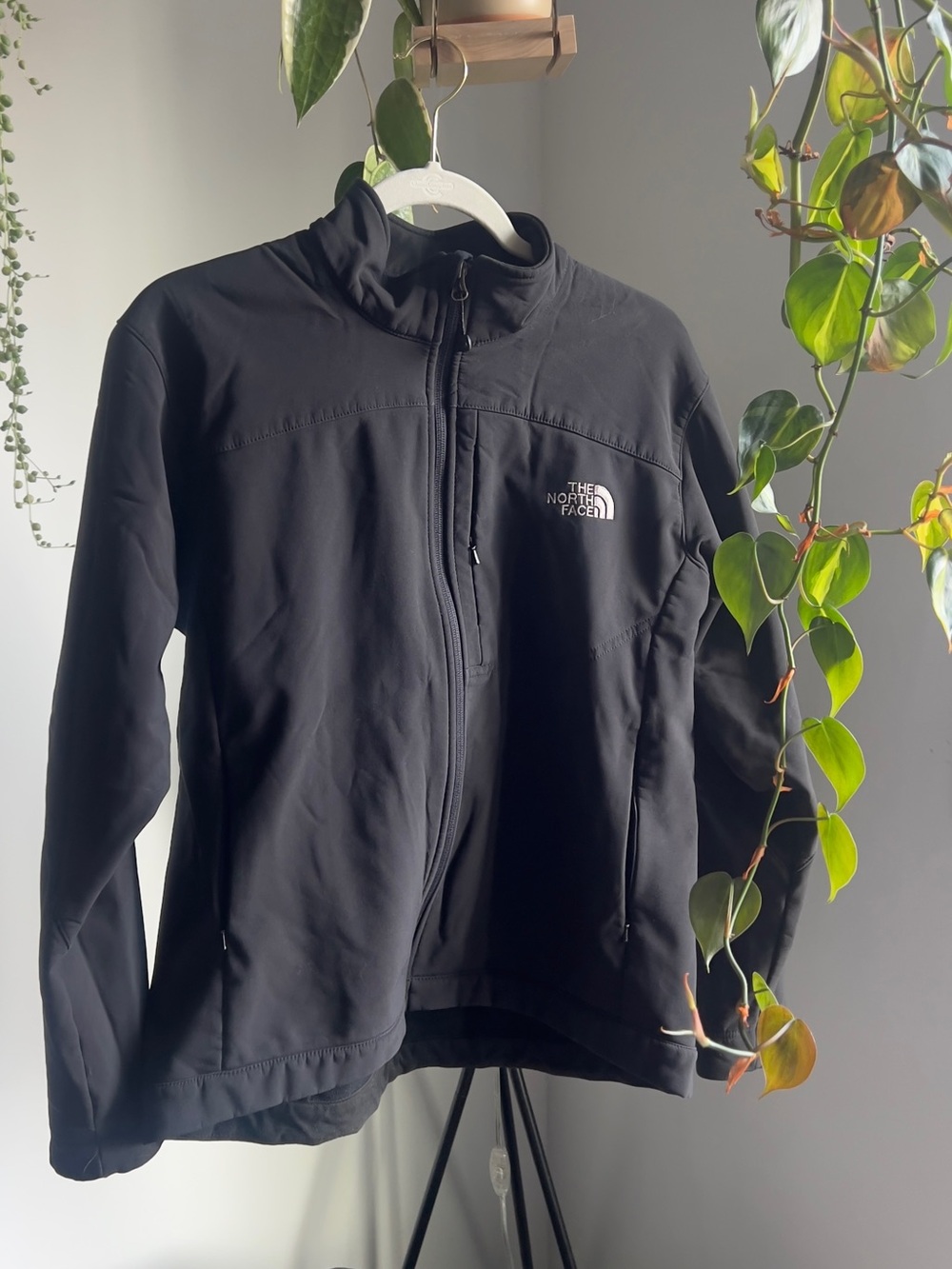 The North Face Black Full-Zip Softshell Jacket